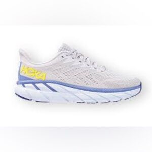 Hoka Sz 9 One One Clifton 7 Women's Lunar Rock, Nimbus Cloud 1